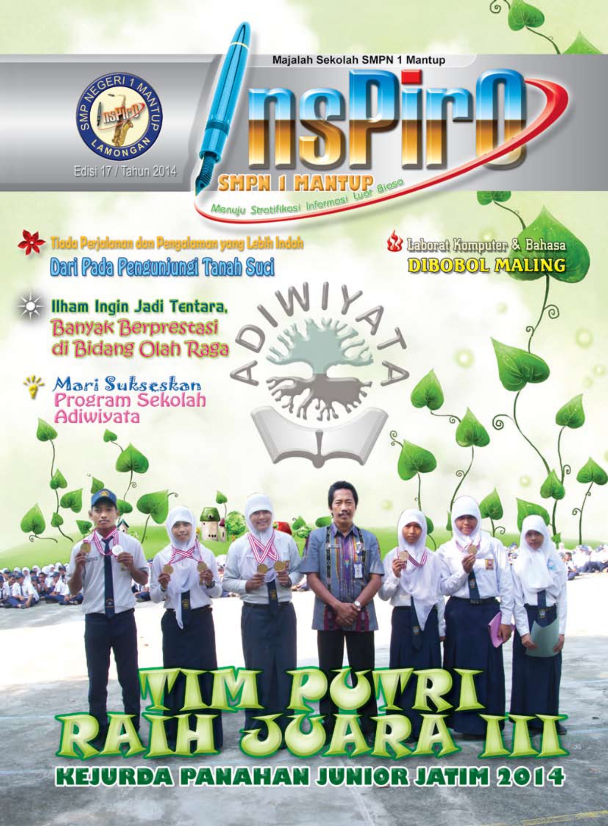TIM PUTRI RAIH JUARA HARAPAN III KEJURDA PANAHAN JUNIOR JATIM 2014
