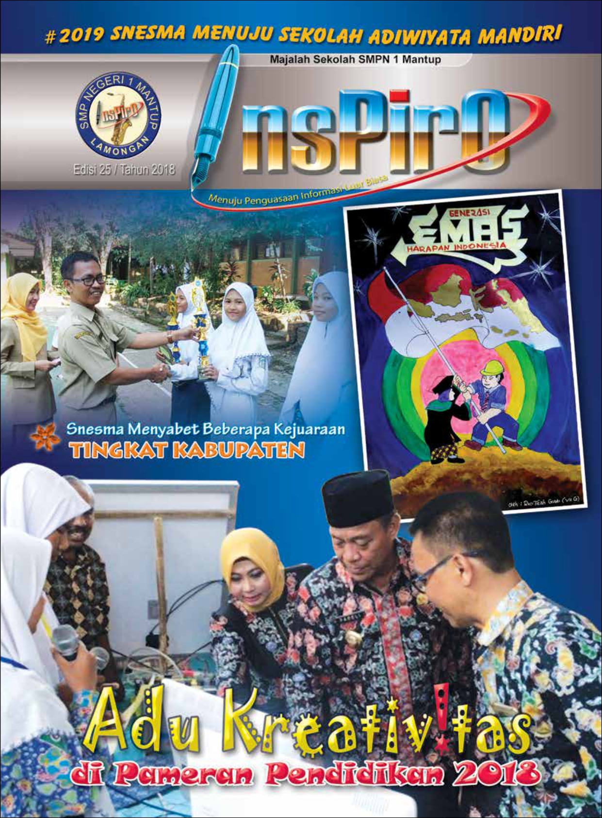 ADU KREATIVITAS DI PAMERAN PENDIDIKAN 2018